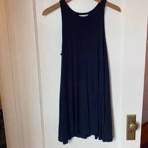 Navy shift dress